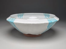 Load image into Gallery viewer, Ming Bowl in Dogwood White with Blue Accents, 14.25&quot;dia. (Ben Owen III)
