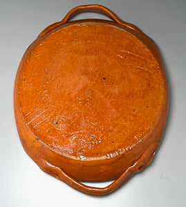 Bread Tray in Orange, 15.25"dia. (Ben Owen Sr.)