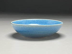 Small Dish in Turquoise Crystalline, 5.25"dia (Juliana Owen)