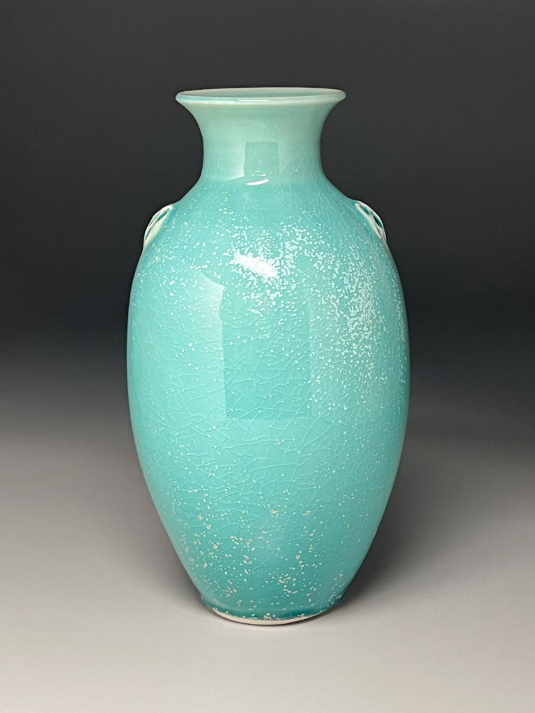Dogwood Vase in Blue Frost, 11.75