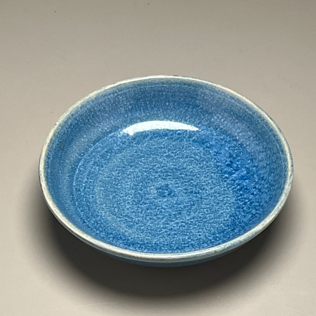 Small Dish in Turquoise Crystalline, 5.25