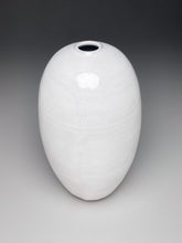 Load image into Gallery viewer, Egg Vase in Dogwood White, 12.5&quot;h (Ben Owen III)
