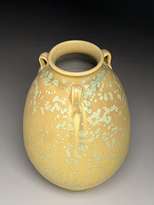 Edo Jar in Stardust Green, 10.75"h (Ben Owen III)