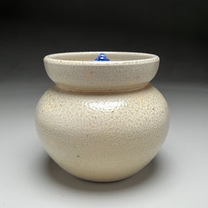Covered Jar in Salt Glaze & Cobalt Grapevine, 5.75"h (Ben Owen Sr.)