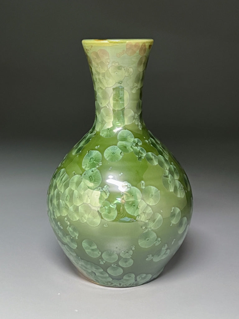 Genie Bottle in Lily Pad Green Crystalline, 9
