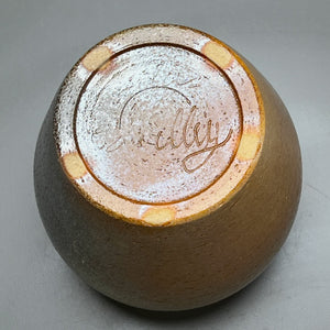 Open Mouth Vase in Salt and Ash Glazes, 6.75"h (Silas Bradley)