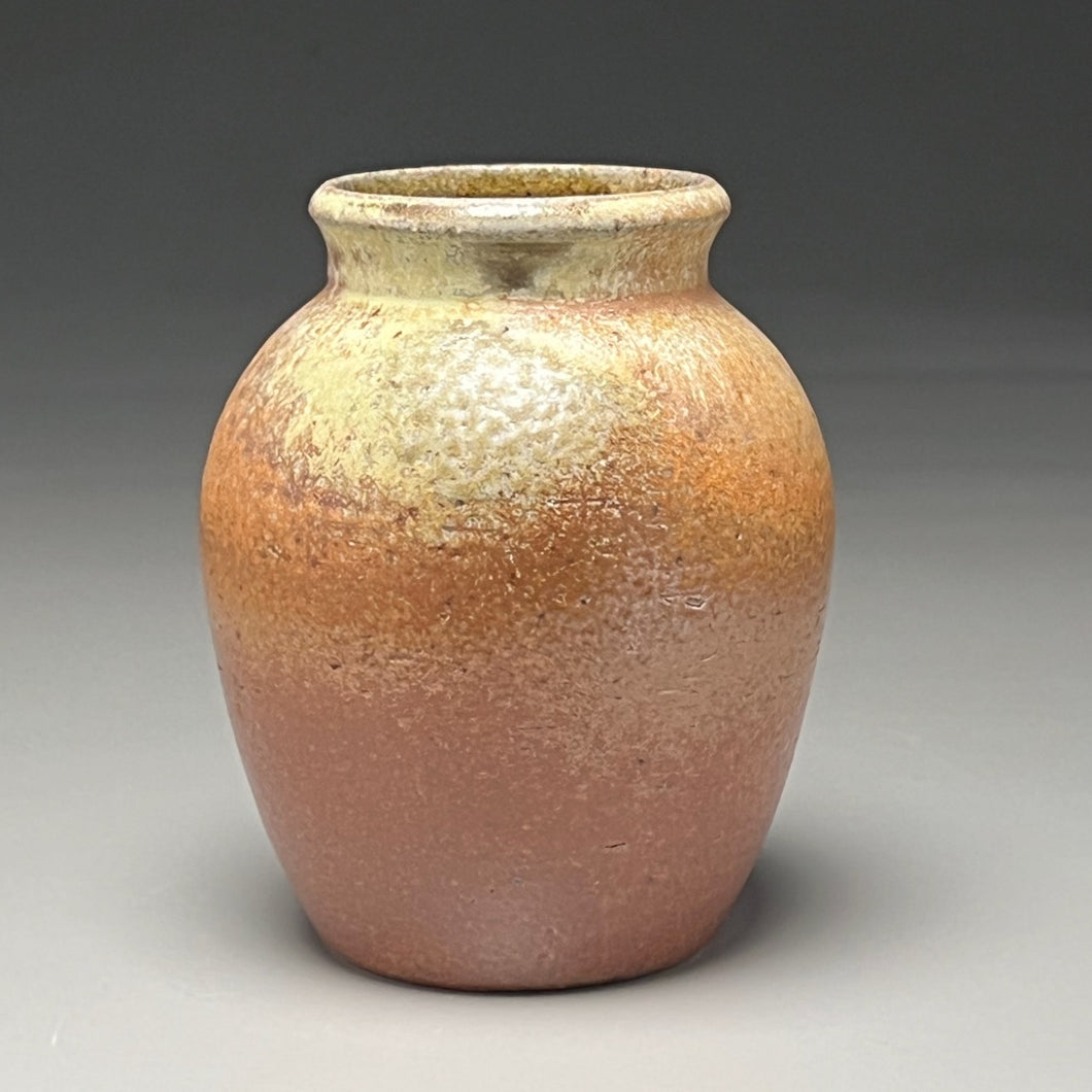 Vase #3 in Salt and Ash Glazes, 4.75