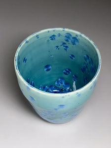 Vase in Turquoise Crystalline, 5.25"h. (Benjamin Owen IV)