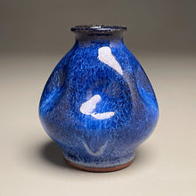 Load image into Gallery viewer, Miniature Dimpled Globe Vase in Opal Blue, 3.5"h (Ben Owen III)
