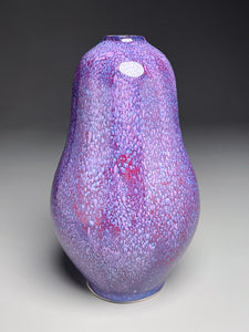 Gourd Vase #2 in Purple Haze/ Pomegranate, 9.25"h (Ben Owen III)