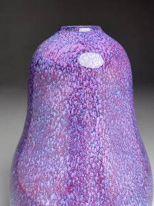 Gourd Vase #2 in Purple Haze/ Pomegranate, 9.25"h (Ben Owen III)