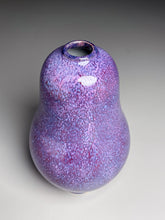 Load image into Gallery viewer, Gourd Vase #2 in Purple Haze/ Pomegranate, 9.25&quot;h (Ben Owen III)
