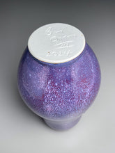 Load image into Gallery viewer, Gourd Vase #2 in Purple Haze/ Pomegranate, 9.25&quot;h (Ben Owen III)
