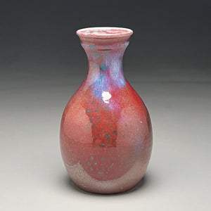 Bottle #1 in Aurora and Salt Glazes, 7.25"h (Silas Bradley)