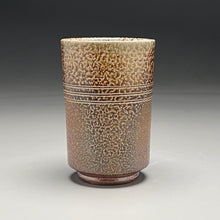 Load image into Gallery viewer, Angled Cup in Salt and Ash Glazes, 5&quot;h (Silas Bradley)
