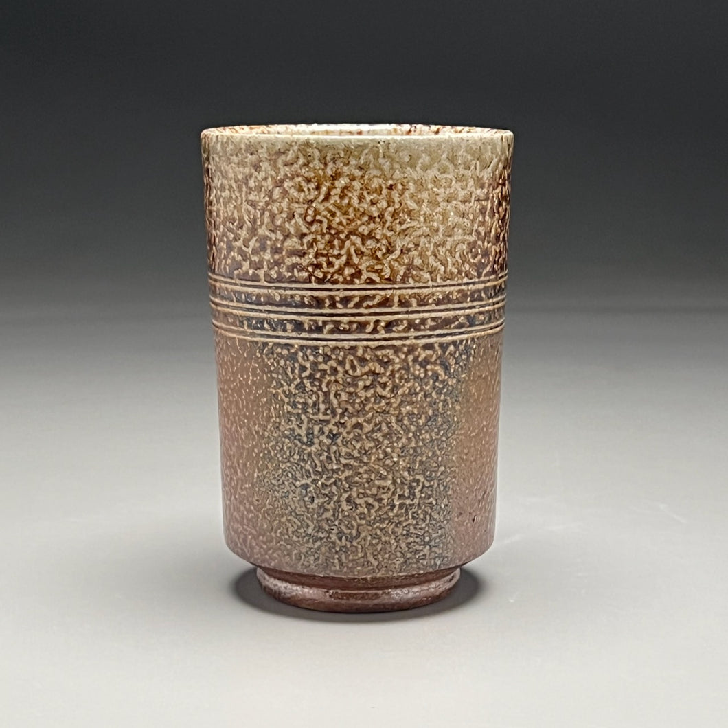 Angled Cup in Salt and Ash Glazes, 5