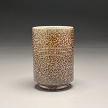 Load image into Gallery viewer, Angled Cup #2 in Salt and Ash Glazes, 4.5&quot;h (Silas Bradley)
