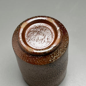 Angled Cup #2 in Salt and Ash Glazes, 4.5"h (Silas Bradley)