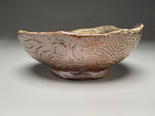 Load image into Gallery viewer, Carved Bowl in Salt and Natural Ash, 8&quot;d. (Elizabeth McAdams)
