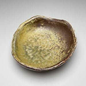 Carved Bowl in Salt and Natural Ash, 8"d. (Elizabeth McAdams)