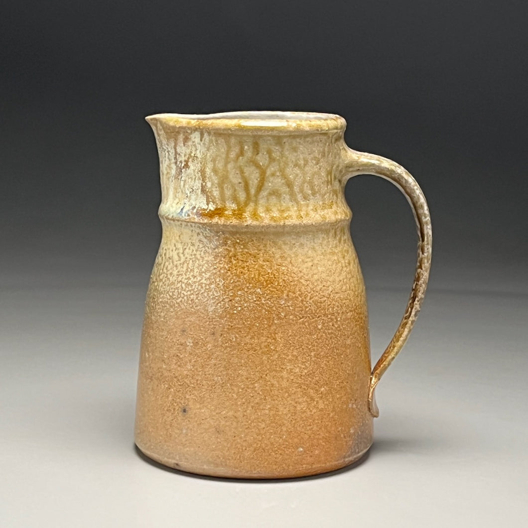 Pitcher #2 in Salt and Ash Glazes, 6.75