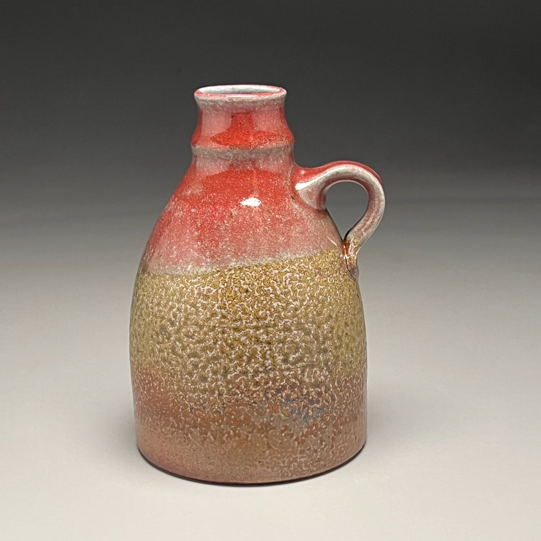 Jug in Copper Red and Salt Glazes, 6.25