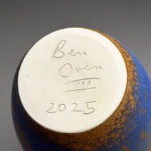 Load image into Gallery viewer, Egg Vase in Stardust Blue, 12.75&quot;h (Ben Owen III)
