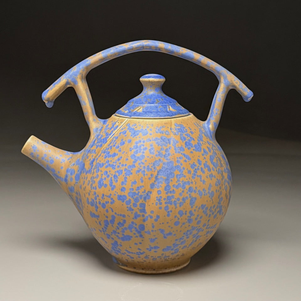 Melon Teapot in Stardust Blue, 8.75