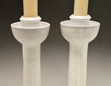 Load image into Gallery viewer, Candlestick Set in Dogwood White, 13.25&quot;h (Ben Owen III)
