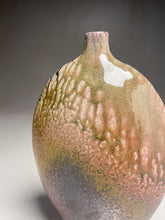 Load image into Gallery viewer, Altered Bottle #4 in Cobalt, Ash, &amp; Salt Glaze, 10&quot;h (Ben Owen III)
