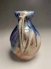 Load image into Gallery viewer, Melon Pitcher in Cobalt, Salt and Ash Glazes, 11.25&quot;h (Ben Owen III)
