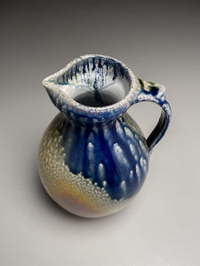 Pitcher #3 in Salt, Ash & Cobalt, 9"h (Ben Owen III)