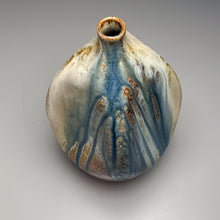 Load image into Gallery viewer, Dimpled Bottle in Cobalt, Yellow Matte and Salt Glaze, 12"h (Ben Owen III)

