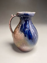 Load image into Gallery viewer, Pitcher #4 in Salt, Ash &amp; Cobalt, 8.5&quot;h (Ben Owen III)
