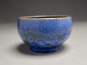 Contour Bowl in Cobalt Crystalline, 4.5"dia. (Ben Owen III)