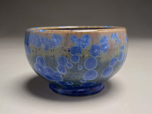 Contour Bowl in Cobalt Crystalline, 4.5"dia. (Ben Owen III)