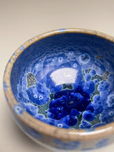 Load image into Gallery viewer, Contour Bowl in Cobalt Crystalline, 4.5&quot;dia. (Ben Owen III)
