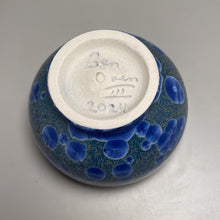 Load image into Gallery viewer, Contour Bowl in Cobalt Crystalline, 4.5&quot;dia. (Ben Owen III)
