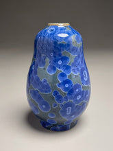 Load image into Gallery viewer, Gourd Vase #1 in Cobalt Crystalline, 5.5&quot;h (Ben Owen III)
