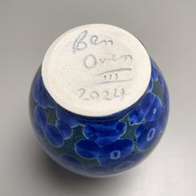 Load image into Gallery viewer, Gourd Vase #1 in Cobalt Crystalline, 5.5&quot;h (Ben Owen III)
