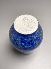 Load image into Gallery viewer, Gourd Vase #2 in Cobalt Crystalline, 5.75&quot;h (Ben Owen III)
