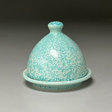 Load image into Gallery viewer, Butter Dish in Blue Frost #8,  3.75&quot;h (Ben Owen III)
