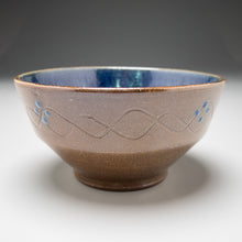 Load image into Gallery viewer, Bowl #7 in Cobalt and Salt Glazes, 5.5&quot;dia. (Ben Owen Sr.)
