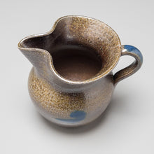Load image into Gallery viewer, Creamer in Salt Glaze with Cobalt, 4"h (Ben Owen Sr.)
