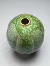 Load image into Gallery viewer, Melon Egg Vase in Lily Pad Green, 8.75"h (Ben Owen III)
