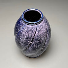 Load image into Gallery viewer, Melon Flower Vase in Nebular Purple, 9"h (Ben Owen III)
