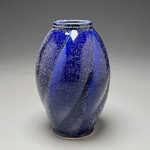 Load image into Gallery viewer, Melon Flower Vase in Nebular Purple, 9"h (Ben Owen III)
