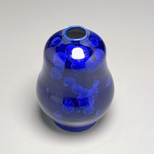 Load image into Gallery viewer, Gourd Vase in Midnight Blue Crystalline, 5.75"h (Ben Owen III)
