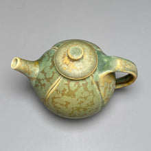Load image into Gallery viewer, Miniature Melon Teapot in Stardust Green, 5"h (Ben Owen III)
