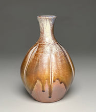 Load image into Gallery viewer, Melon Bottle in Cobalt and Ash Glazes, 8.5"h (Ben Owen III)
